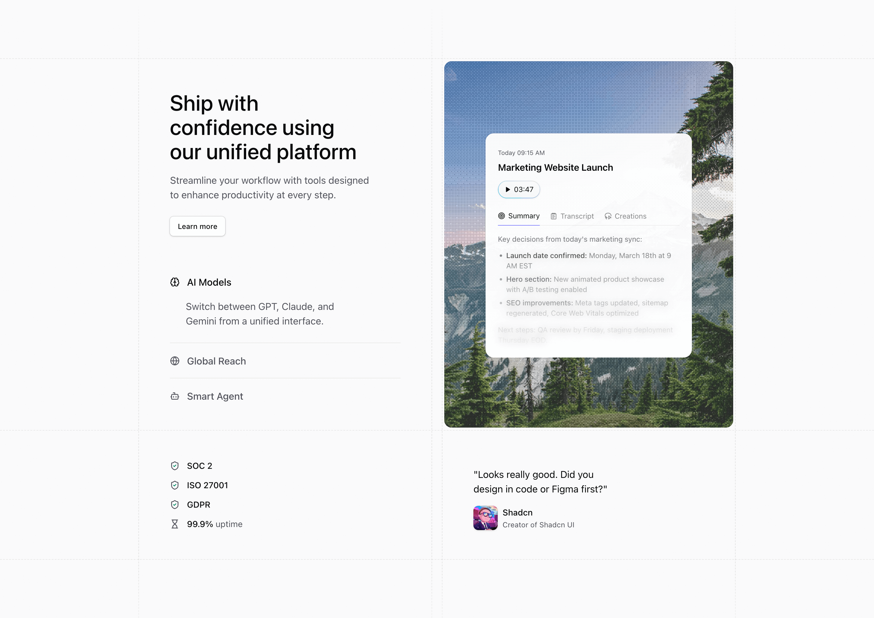 Tailark Pro expandable features