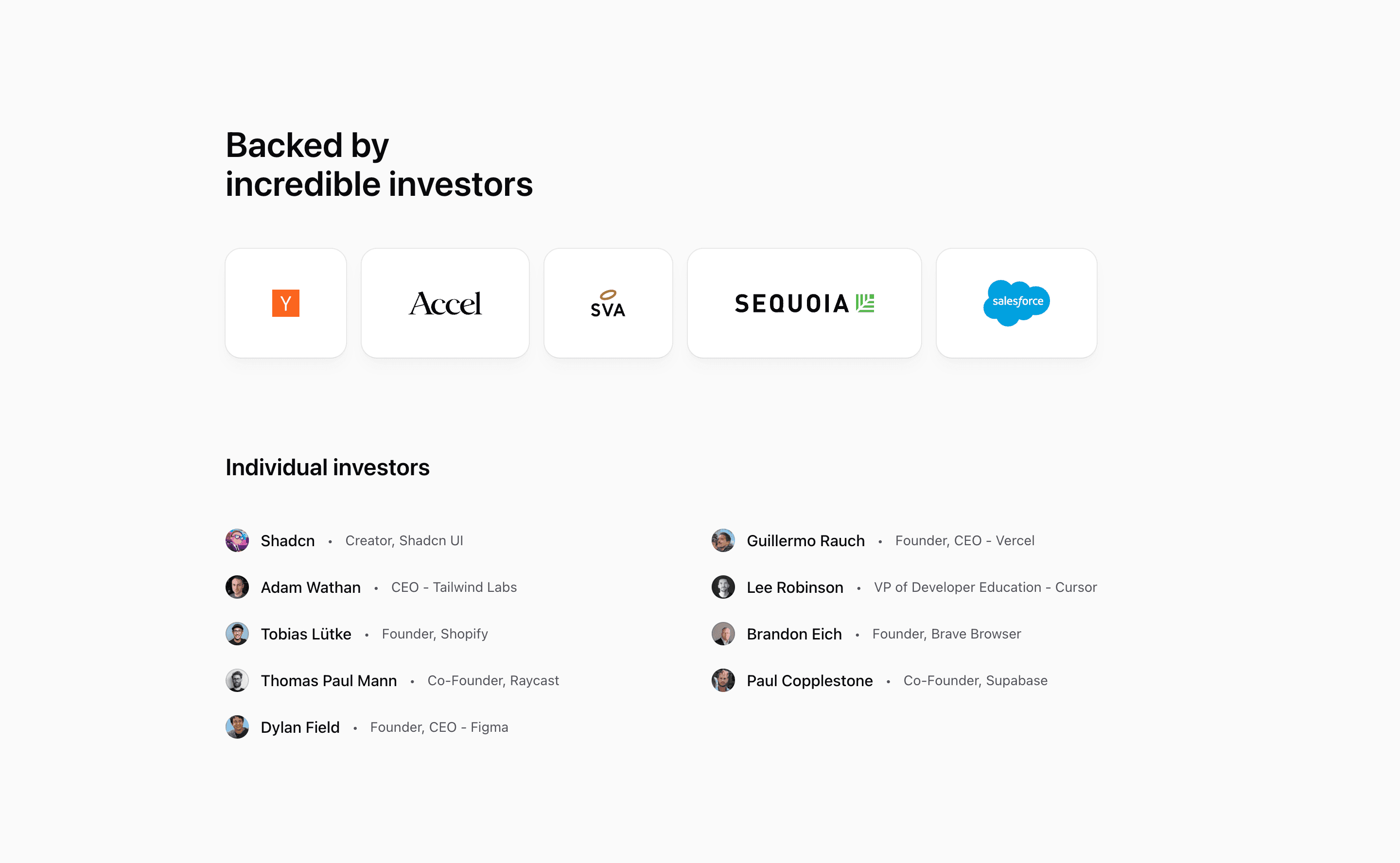 Investors block Three (quartz-kit)