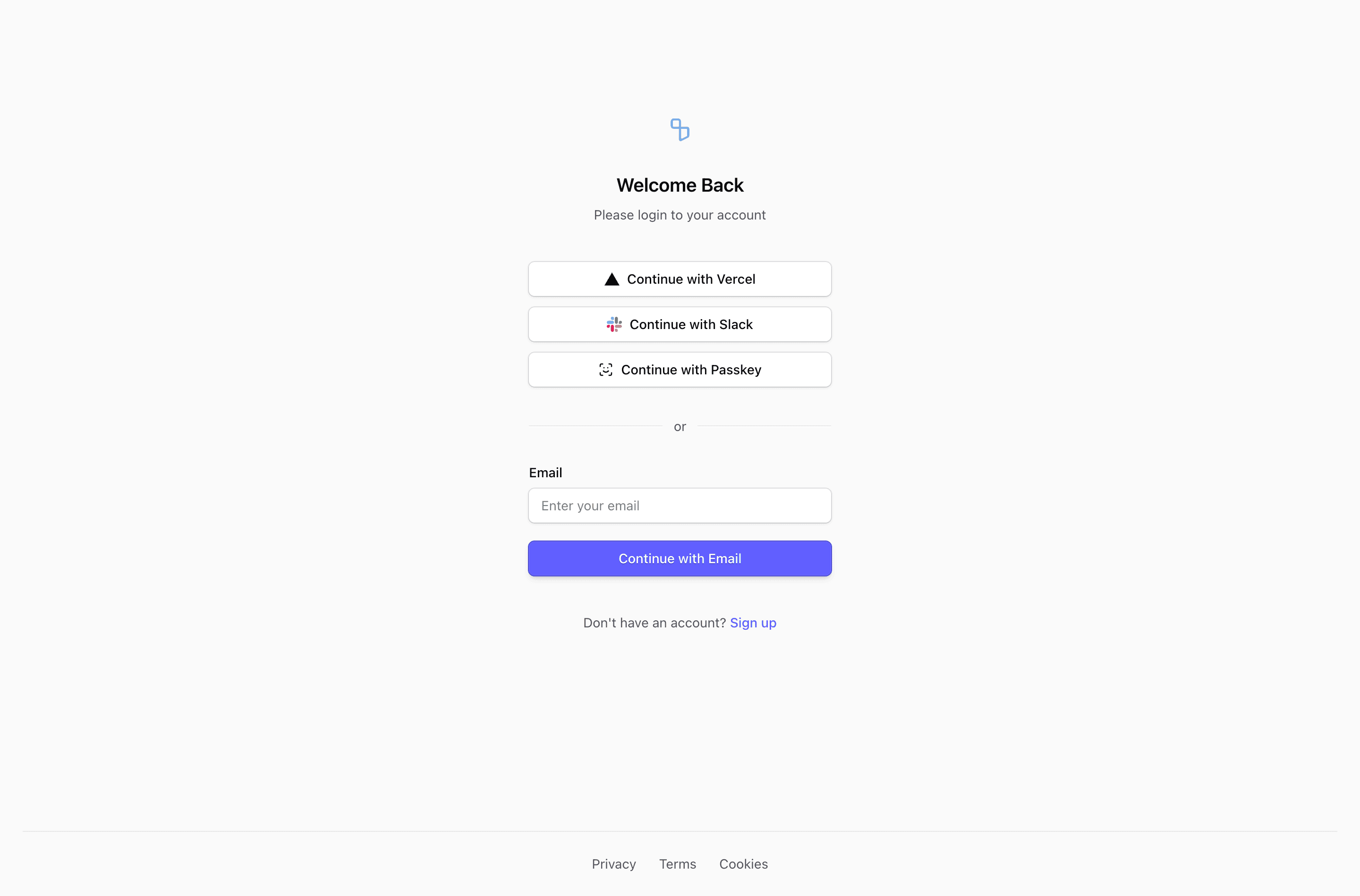 Login Blocks block Three (quartz-kit)