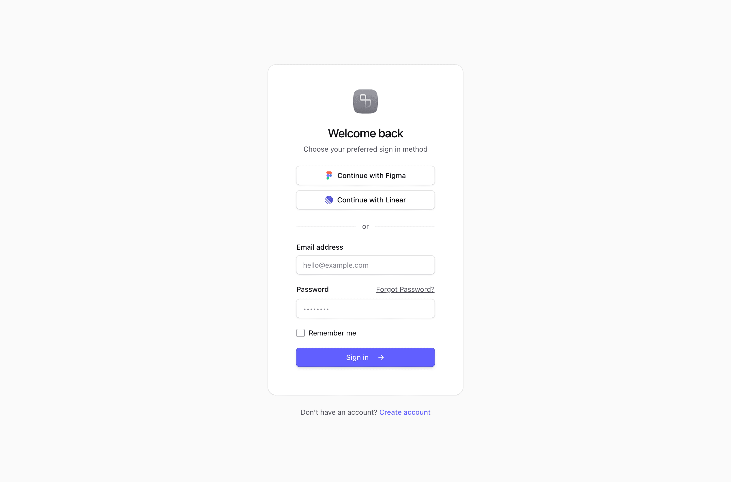 Login Blocks block Six (quartz-kit)