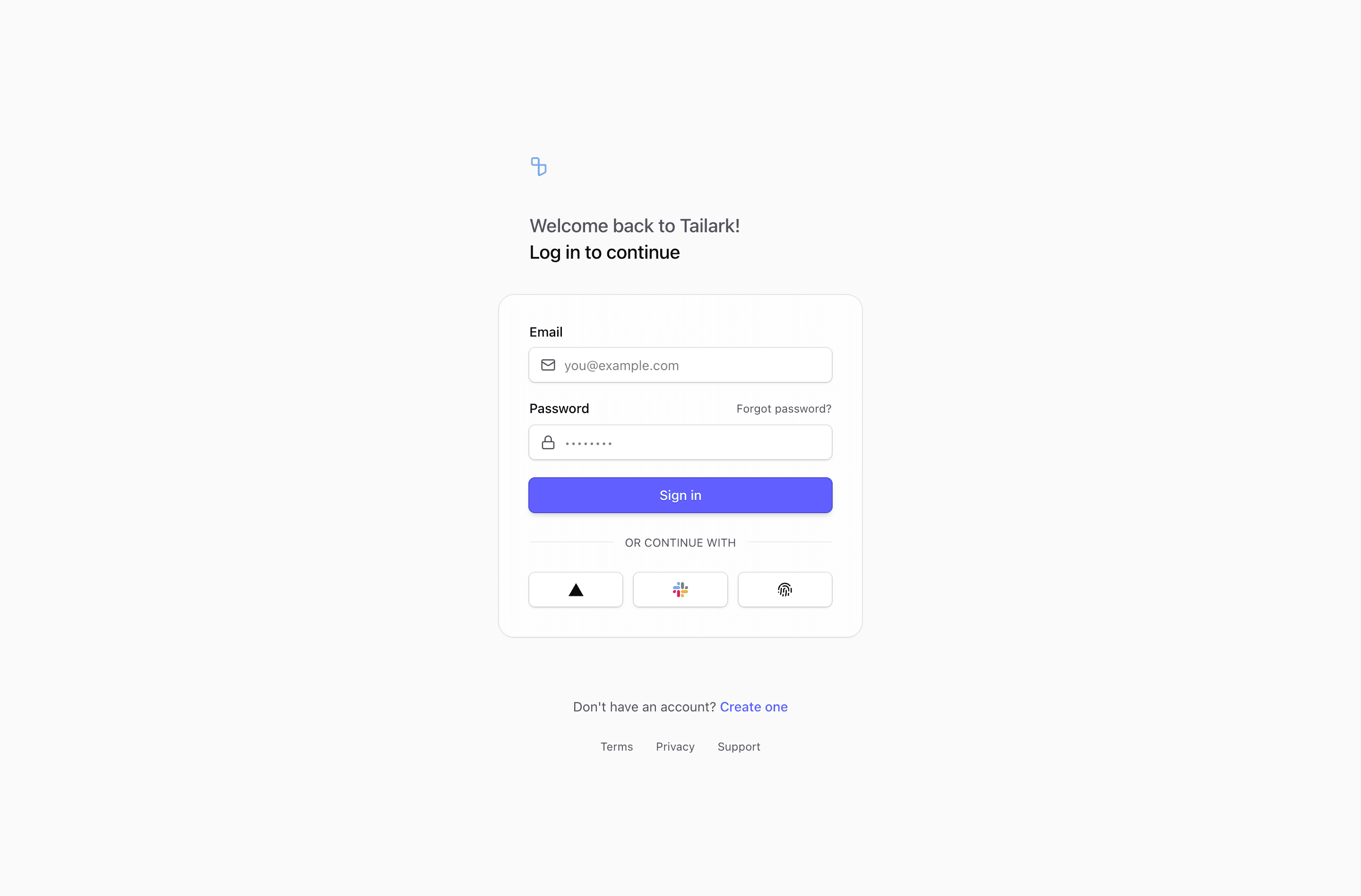 Login Blocks block Eight (quartz-kit)