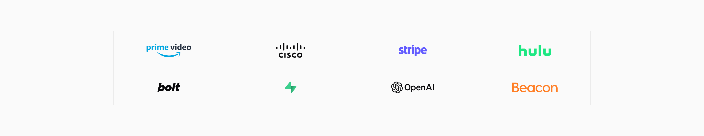 Logo Cloud block Four (quartz-kit)