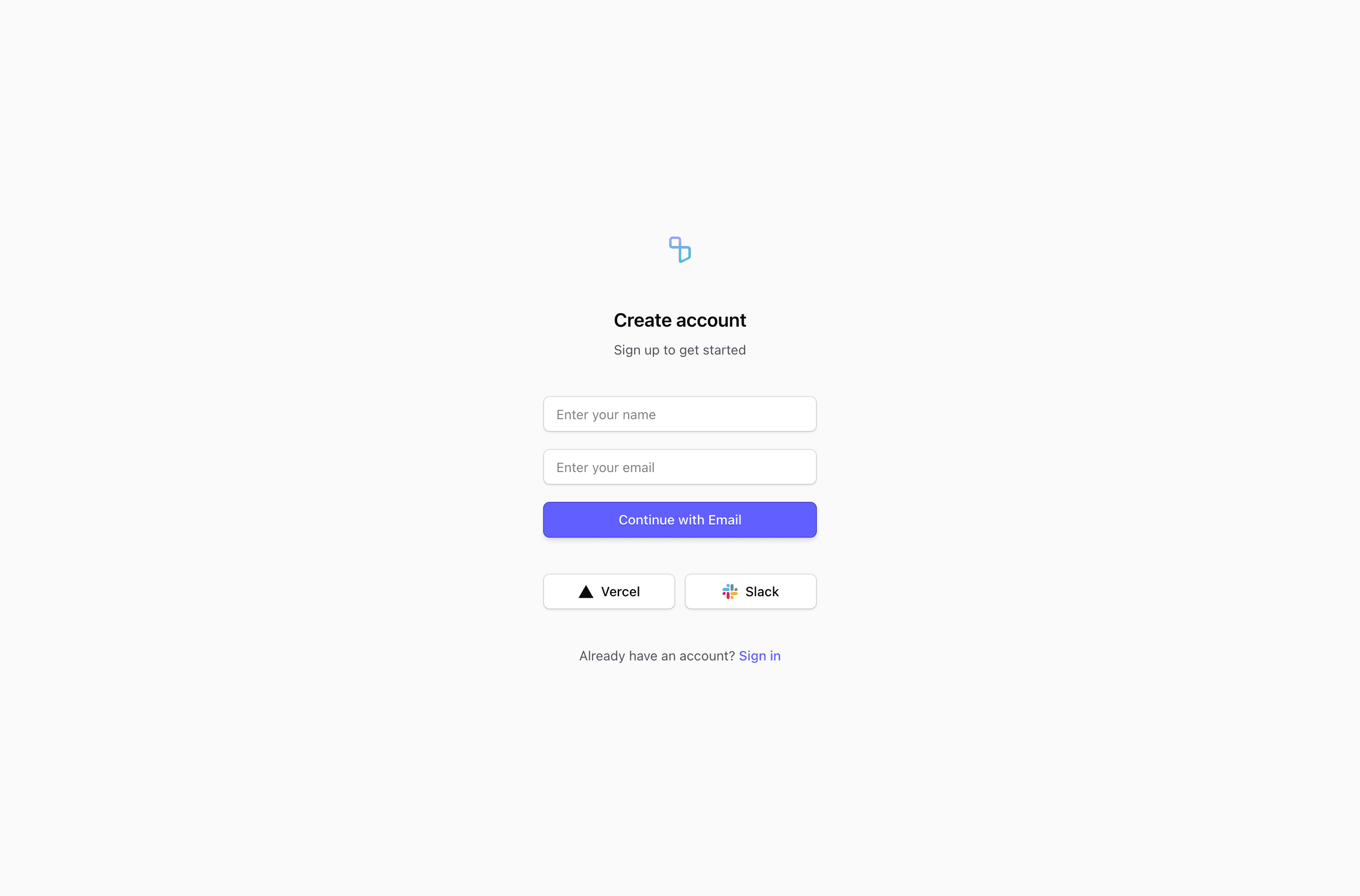 Sign Up block Ten (quartz-kit)